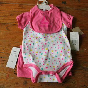 Baby Girls Reebok Outfit 6-9 Months